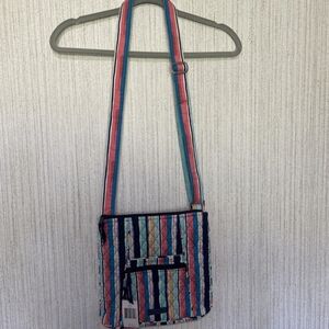 NWT Vera Bradley Hipster Cabana Stripe Purse
